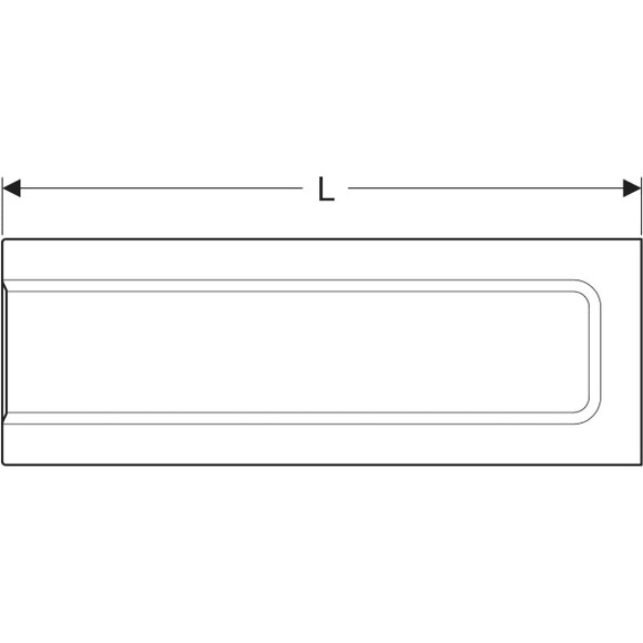 Панель для асимметричной ванны KOLO Supero, 150 см (5538000) изображение 4