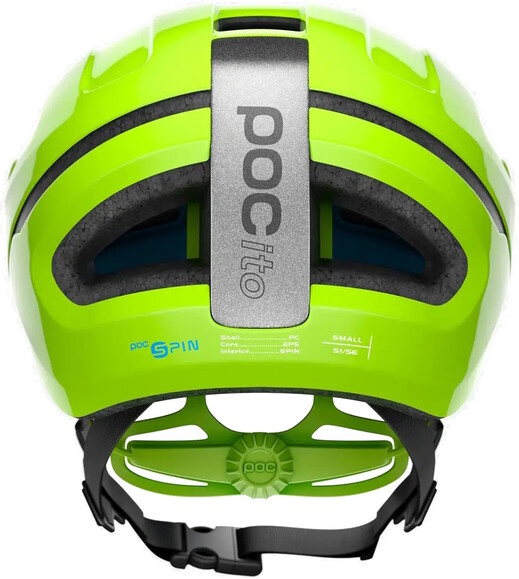 Шлем велосипедный POC Pocito Omne SPIN, Fluorescent Yellow/Green, XS (PC 107268234XSM1) изображение 2