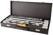 Набор насадок торцевых MASTERTOOL PROFI 1/2", 10-32 мм, 24 шт (78-4124)