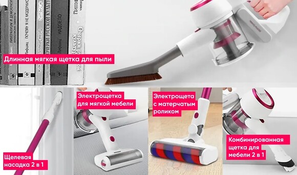 Пилосос Jimmy Wireless Vacuum Cleaner Silver (JV53S) фото 13