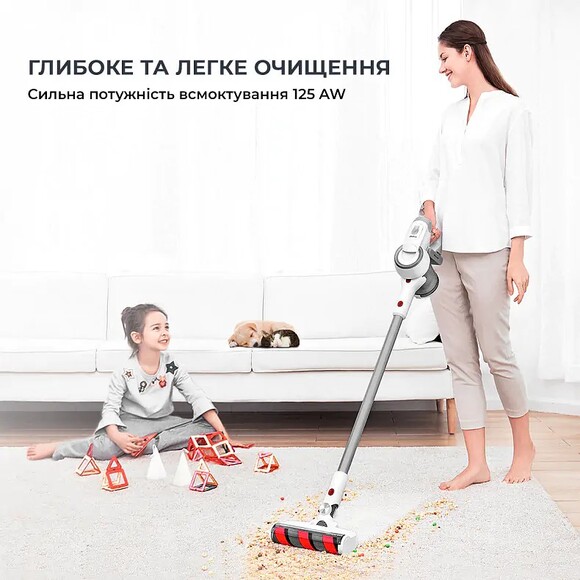 Пилосос Jimmy Wireless Vacuum Cleaner Silver (JV53S) фото 7