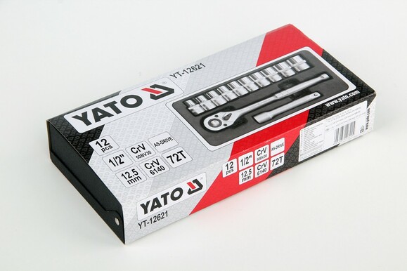 Набор торцевых головок Yato YT-12621 изображение 5