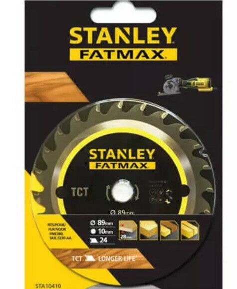 Диск пиляльний Stanley TCT MULTI SAW 89x10 мм (STA10410)