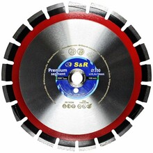 Алмазний диск S&R Premium Segment 350x25.4 мм (252467350)