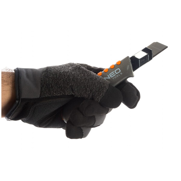 Нож с отламывающимся лезвием Neo Tools 18 мм (63-011) изображение 2