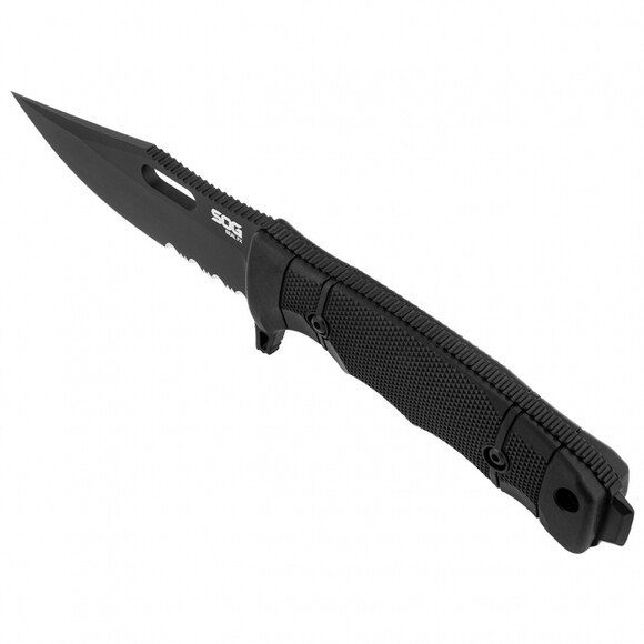 Нож нескладной SOG SEAL FX Black Cerakote (SOG 17-21-01-57) изображение 6