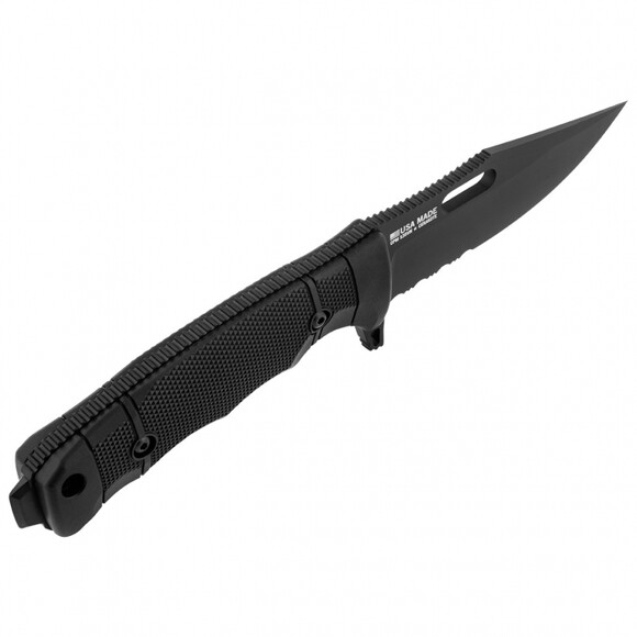 Нож нескладной SOG SEAL FX Black Cerakote (SOG 17-21-01-57) изображение 5