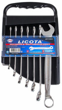 Набір ключів комбінованих 8-19 мм, 7 шт. LICOTA (AWT-TCMK01)