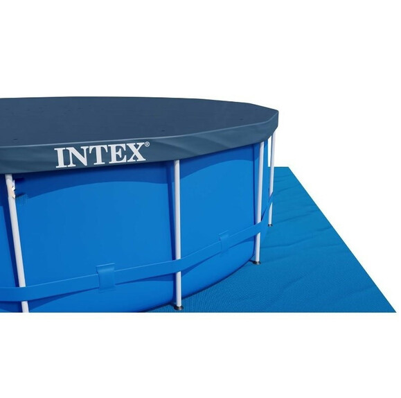 Каркасный бассейн Intex, 457х122 см (фильтр-насос 3785 л/час, лестница, тент, подстилка) (28242) изображение 11