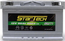 Автомобільний акумулятор STARTECH SRT 12080 800 AGM, 12 В 80 Аг