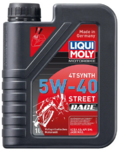 Масло для 4-тактных двигателей LIQUI MOLY Motorbike 4T Synth Street Race 5W-40, 1 л (2592)