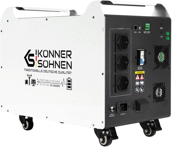 Электростанция портативная Konner&Sohnen KS 3000PS изображение 7