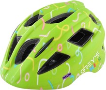 Велосипедный шлем детский Grey's, М, зеленый, матовый (GR22113)