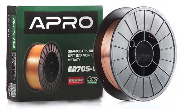 Сварочная проволока APRO ER70S-6, 0.8 мм, 4 кг (699924) изображение 3