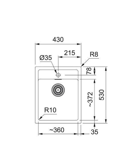 Мийка кухонна Franke Sirius SID 610-40 (чорний матовий) (114.0497.988) фото 2