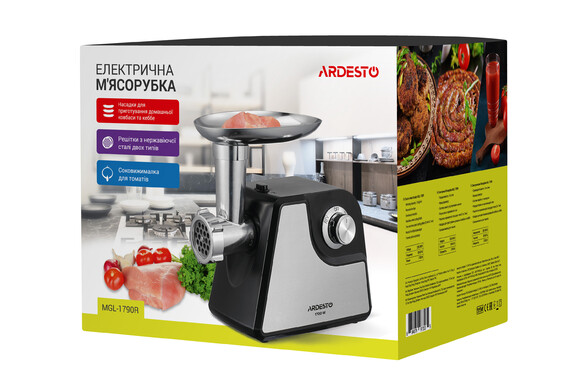 Мясорубка Ardesto MGL-1790R изображение 7