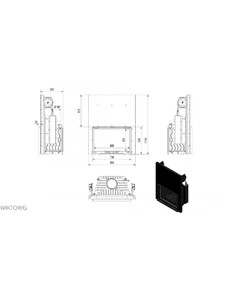 Каминная топка Kratki WIKTOR 14 (WIKTOR/G) изображение 5