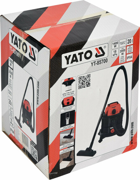 Пылесос промышленный Yato YT-85700 изображение 5