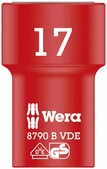 Торцевая головка Wera Zyklop 8790 B VDE, 3/8", 17,0х46,0 мм (05004961001)