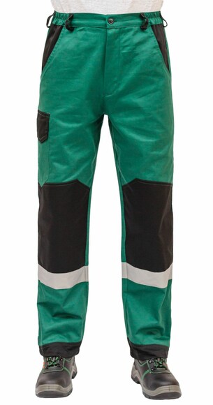 Рабочие брюки Free Work Алекс зелено-черные р.56-58/5-6/XL (62001)