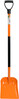 Лопата совковая Flo с металлическим черенком и DY ручкой (35843)