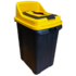 Сортувальний сміттєвий бак PLANET Re-Cycler 50 л, чорно-жовтий