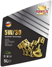 Моторное масло CASTLE MOTOR OILS 5W30 API SL/CF-4, 5 л (63530)