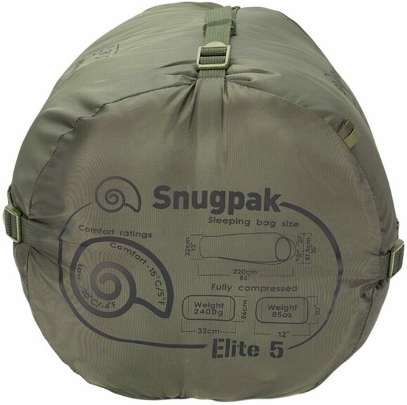 Спальный мешок Snugpak Softie Elite 5 Olive (1568.12.38) изображение 2