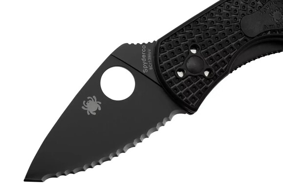 Нож Spyderco Ambitious FRN Black Blade (87.15.44) изображение 4