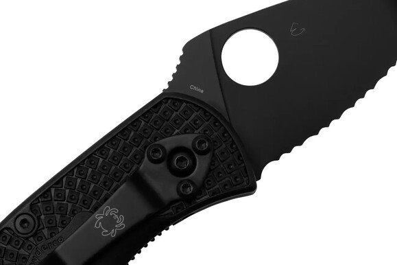 Нож Spyderco Ambitious FRN Black Blade (87.15.44) изображение 5