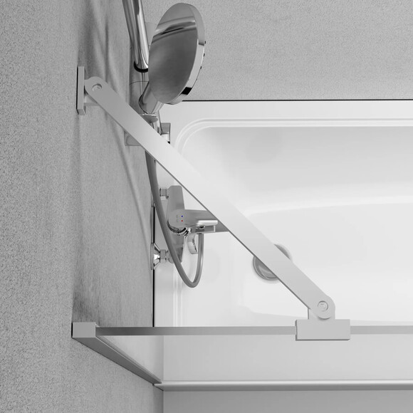 Душова шторка для ванни AM.PM Gem 80х140 см (WU90BS-080-140CM) фото 2