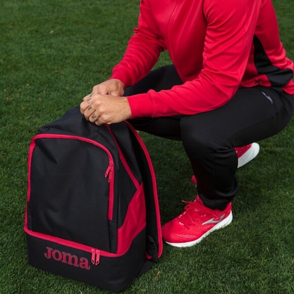 Рюкзак спортивный Joma ESTADIO III (черно-красный) (400234.106) изображение 2