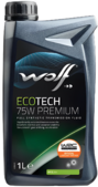 Трансмиссионное масло WOLF Eco Tech 75W Premium, 1 л (1048869)