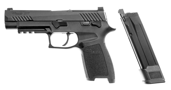 Пистолет страйкбольный Sig Sauer Air ProForce P320-M17 CO2 кал. 6 мм ВВ. Black (1625.02.16) изображение 6