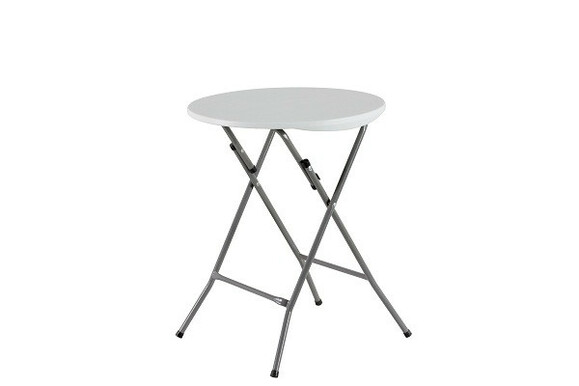 Стол складной круглый Time Eco ТЕ-1834 0.6 м White (4820211100889) изображение 3