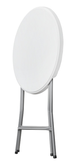 Стол складной круглый Time Eco ТЕ-1834 0.6 м White (4820211100889) изображение 2