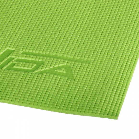 Коврик для йоги и фитнеса SportVida Green PVC 4 мм (SV-HK0050) изображение 7