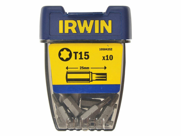 Биты Irwin Torx I/Bit 25мм TORX TX15 10шт (10504352)