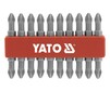 Насадки отверточные Yato двухсторонние Philips РН2/PH2х65 мм (YT-0481) 10 шт