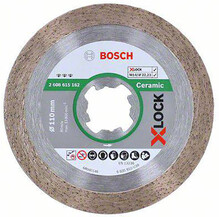 Алмазний диск Bosch X-LOCK Best for Ceramic 110x22.23x1.8x10 мм (2608615162)