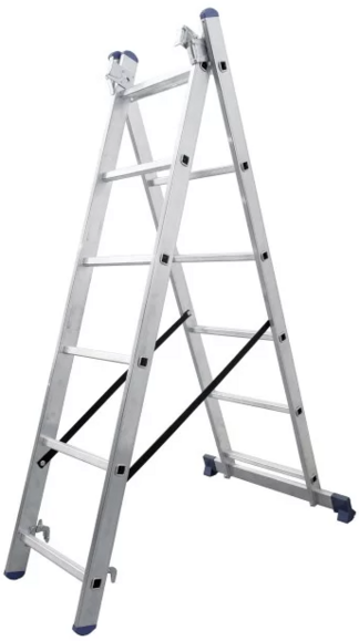 Лестница алюминиевая трехсекционная BLUETOOLS 3x12 (160-9029) изображение 2