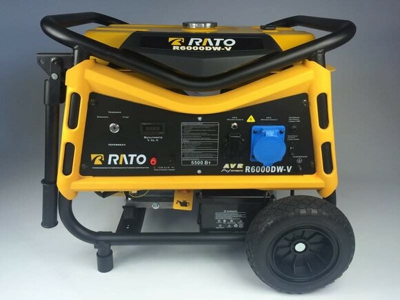 Бензиновый генератор Rato R6000DW-V изображение 3