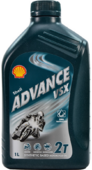 Моторное масло SHELL Advance VSX2 2Т, 1 л (550028470)