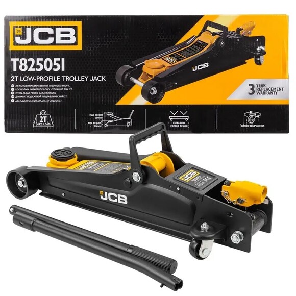 Домкрат підкатний JCB Tools 2.5 т (JCB-T825051) фото 6