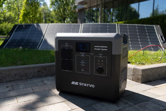 Портативна електростанція 2Е Syayvo 2400 Вт, 2560 Вт/рік, WiFi/BT, паралельне підключення, швидка зарядка фото 33
