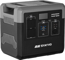 Портативна електростанція 2Е Syayvo 2400 Вт, 2560 Вт/рік, WiFi/BT, паралельне підключення, швидка зарядка