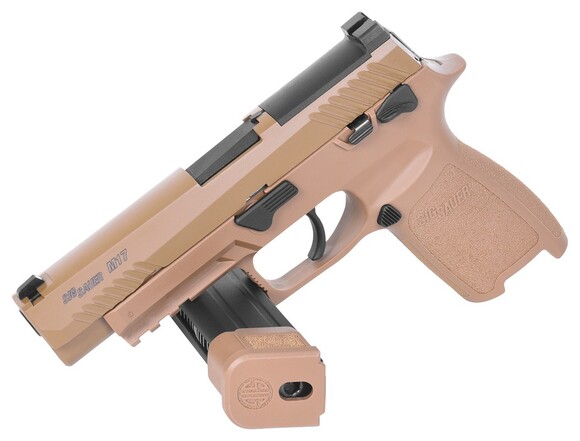 Пистолет страйкбольный Sig Sauer Air ProForce P320-M17 CO2 кал. 6 мм ВВ. Tan (1625.02.15) изображение 5