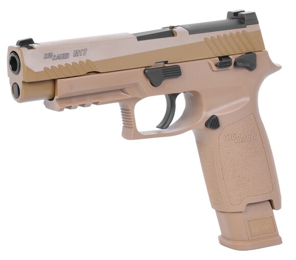 Пистолет страйкбольный Sig Sauer Air ProForce P320-M17 CO2 кал. 6 мм ВВ. Tan (1625.02.15) изображение 3