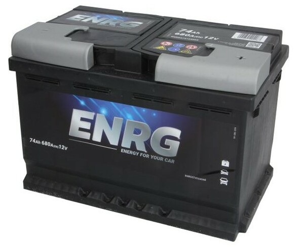 Автомобильный аккумулятор ENRG ENRG572409068 12 В (72 Аh, 680 А, R+) изображение 2