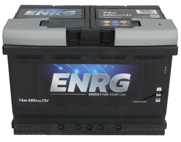 Автомобильный аккумулятор ENRG ENRG572409068 12 В (72 Аh, 680 А, R+) изображение 3